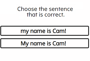 Capitalization: First Word of a Sentence - Preview